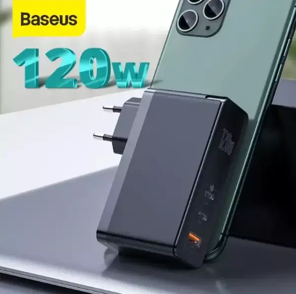 Cargador Baseus GaN 120W Cargador Baseus GaN 120W