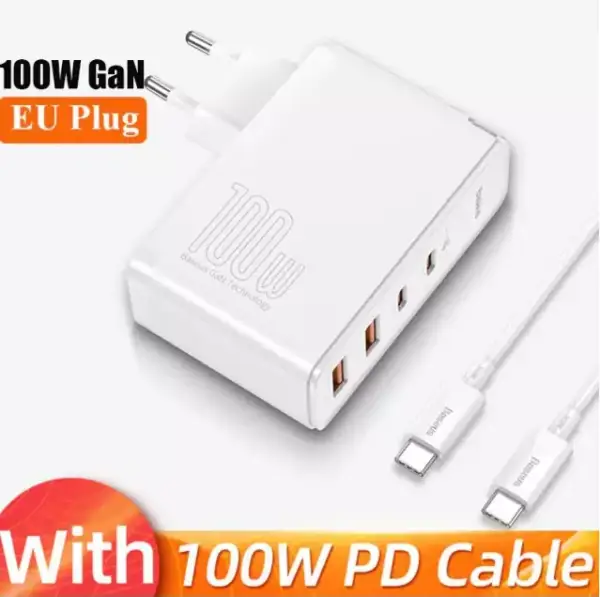 Cargador Baseus GaN 100W Cargador Baseus GaN 100W
