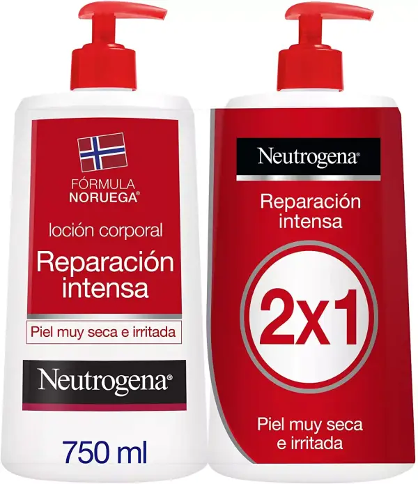 Pack 2 Crema Hidratante Reparación Intensa Neurógena (2x750ml) Pack 2 Crema Hidratante Reparación Intensa Neurógena (2x750ml)