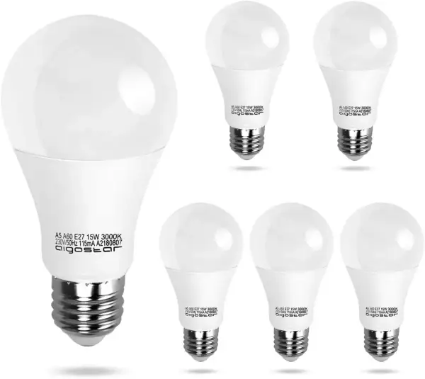Bombillas LED E27 5 unidades Aigostar Bombillas LED E27 5 unidades Aigostar