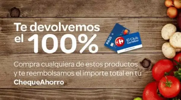 100% de reembolso en Carrefour (6 al 12 de Marzo) 100% de reembolso en Carrefour (6 al 12 de Marzo)