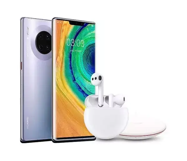 Huawei Mate 30 Pro + (Cargador inalámbrico o FreeBuds 3) Huawei Mate 30 Pro + (Cargador inalámbrico o FreeBuds 3)