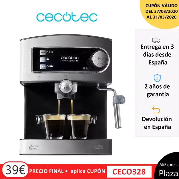 Cafetera Cecotec Expresso Cafetera Cecotec Expresso