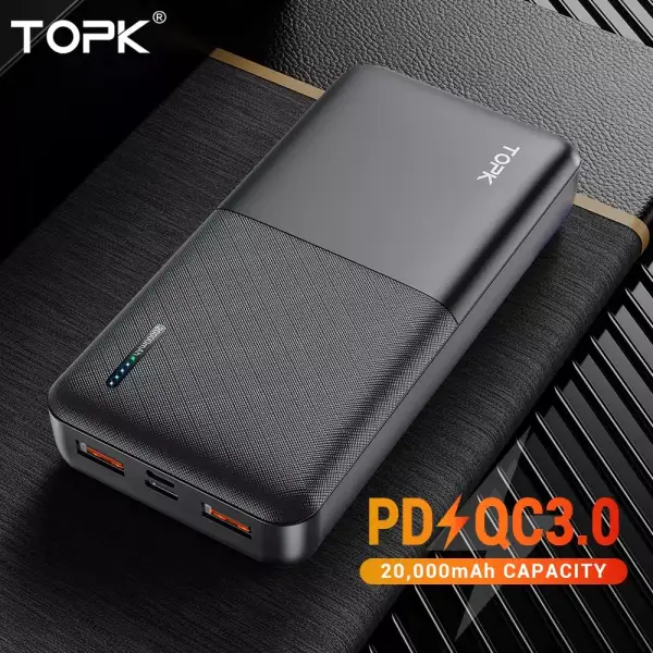 Batería Externa 20000mAh PD QC3.0 Batería Externa 20000mAh PD QC3.0
