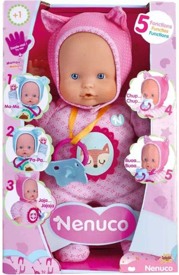 Muñeco Nenuco blandito 5 funciones Muñeco Nenuco blandito 5 funciones