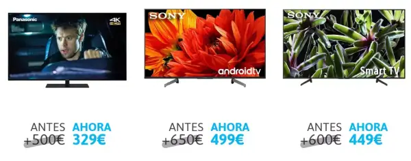 Descuentazos en Televisores en El Corte Inglés Descuentazos en Televisores en El Corte Inglés