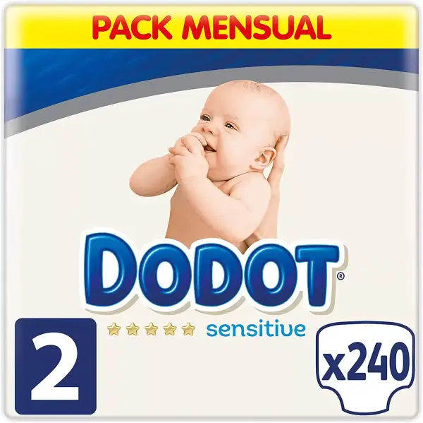 240 pañales Dodot Sensitive 4-8kg 240 pañales Dodot Sensitive 4-8kg