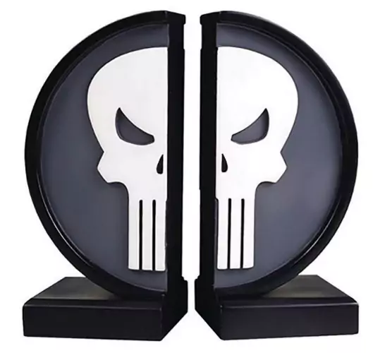 Sujetalibros Gentle Giant Marvel Logo Punisher Sujetalibros Gentle Giant Marvel Logo Punisher