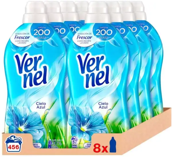 456 lavados con Vernel azul 456 lavados con Vernel azul