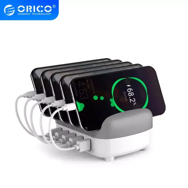 Estación de carga múltiple Orico 40W 5 USB Estación de carga múltiple Orico 40W 5 USB