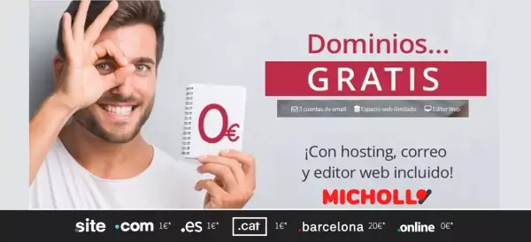 Nuevos Dominios con Hosting en Nominalia Nuevos Dominios con Hosting en Nominalia