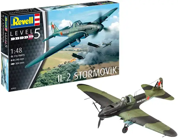 Avión Revell IL-2 Stormovik escala 1:48 Avión Revell IL-2 Stormovik escala 1:48