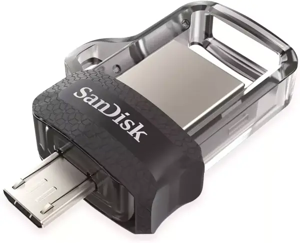 Memoria USB Doble SanDisk Ultra Dual Drive M3.0 de 64GB Memoria USB Doble SanDisk Ultra Dual Drive M3.0 de 64GB