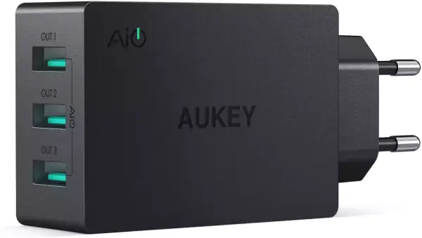 Cargador 30W 3 USB AUKEY Cargador 30W 3 USB AUKEY