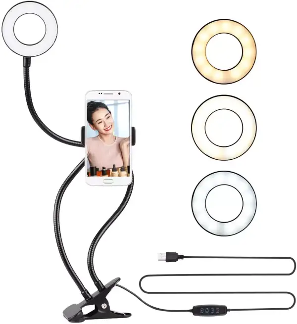 Andoer Selfie Light 2 en 1 Andoer Selfie Light 2 en 1
