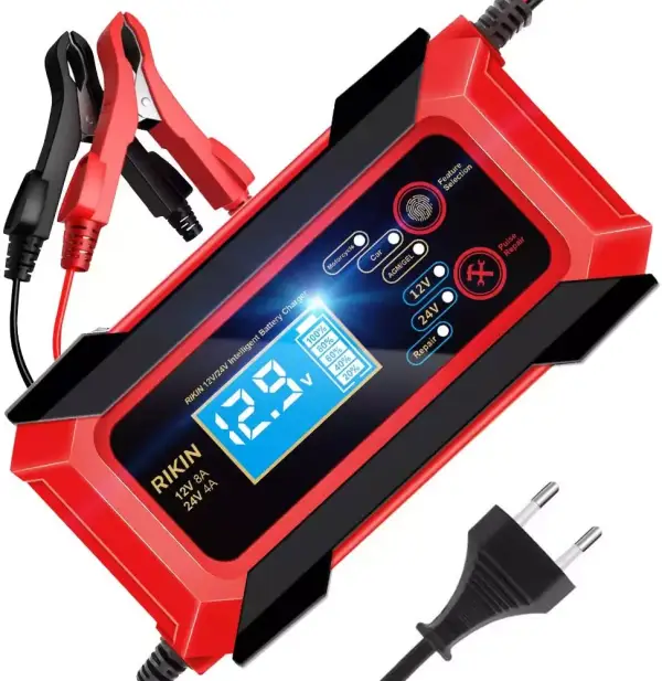 Cargador de Batería 8A 12V/4A 24V Cargador de Batería 8A 12V/4A 24V