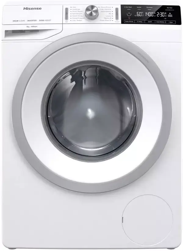 Lavadora Carga Frontal 8Kg 1400rpm Hisense WFGA8014V Lavadora Carga Frontal 8Kg 1400rpm Hisense WFGA8014V