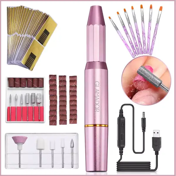 Juego de lima de uñas eléctrica Juego de lima de uñas eléctrica