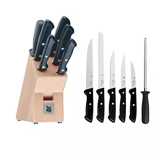 Juego de 5 Cuchillos y Afilador Chaira WMF Classic Juego de 5 Cuchillos y Afilador Chaira WMF Classic
