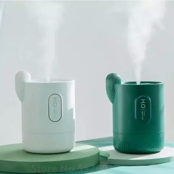 Mini humidificador de Cactus inalámbrico con difusor de aromas Mini humidificador de Cactus inalámbrico con difusor de aromas