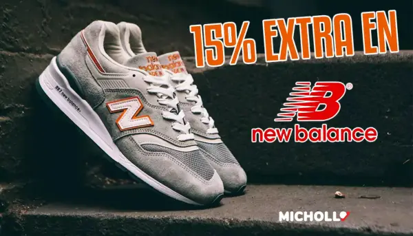 15% EXTRA en la web New Balance 15% EXTRA en la web New Balance