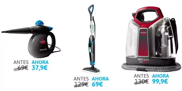 Vaporeta de Mano Bissell Steam Shot 1050W Vaporeta de Mano Bissell Steam Shot 1050W