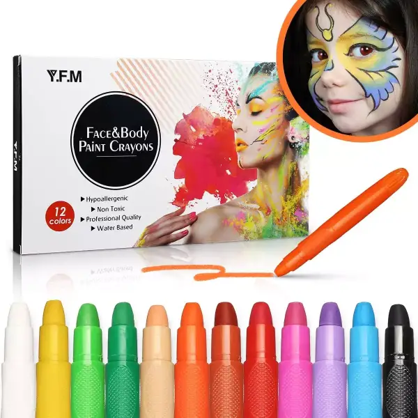 12 Pinturas faciales para fiestas 12 Pinturas faciales para fiestas