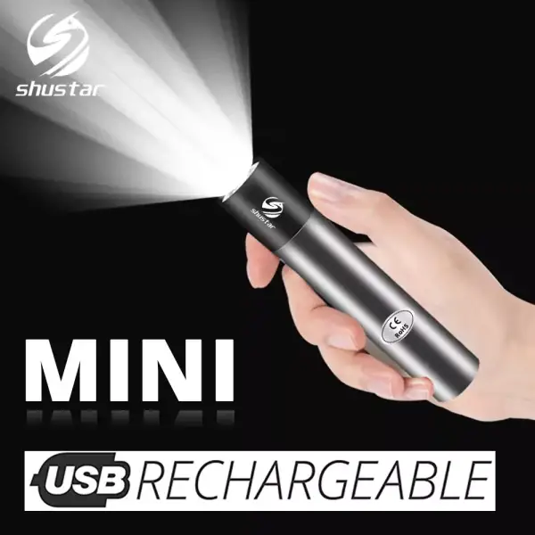 Minilinterna Shustar LED Recargable Minilinterna Shustar LED Recargable