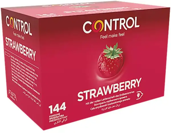 144 preservativos Control Strawberry 144 preservativos Control Strawberry