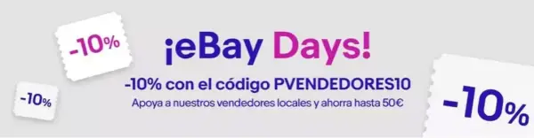 10% EXTRA en gran selección artículos Ebay 10% EXTRA en gran selección artículos Ebay