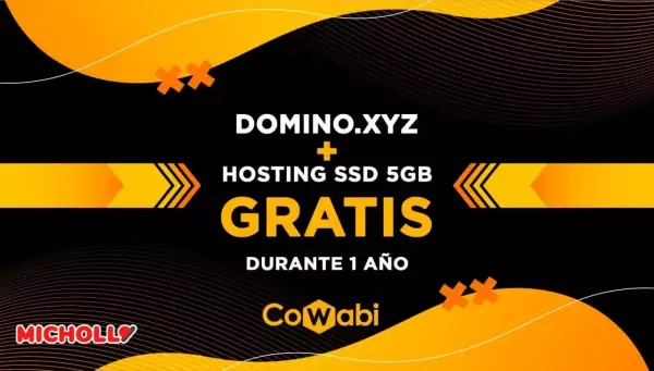 Dominio .XYZ + Hosting SSD 5GB durante 1 año Dominio .XYZ + Hosting SSD 5GB durante 1 año
