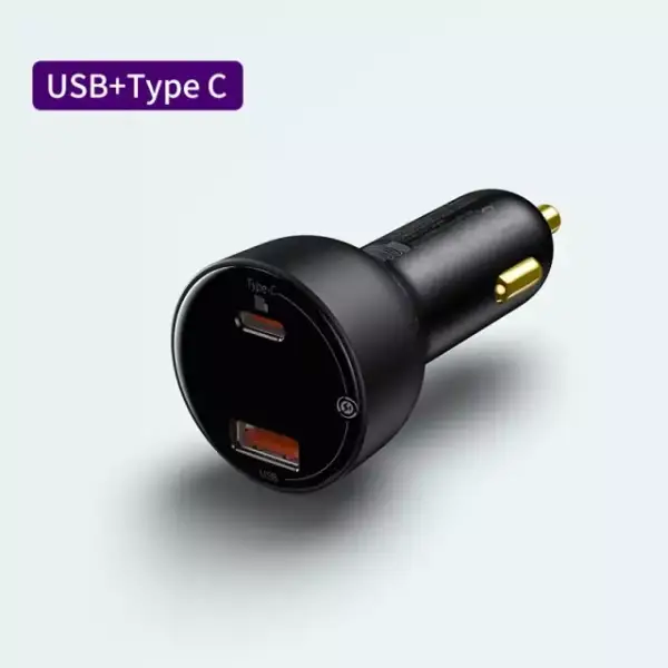 Cargador PD3.0 Baseus 100W Dual para coche Cargador PD3.0 Baseus 100W Dual para coche