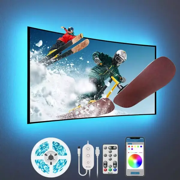 Tira LED 3M RGB USB + Accesorios Tira LED 3M RGB USB + Accesorios