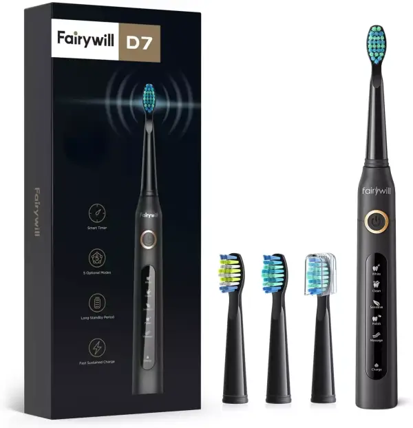 Cepillo de dientes sónico + 3 cabezales Cepillo de dientes sónico + 3 cabezales