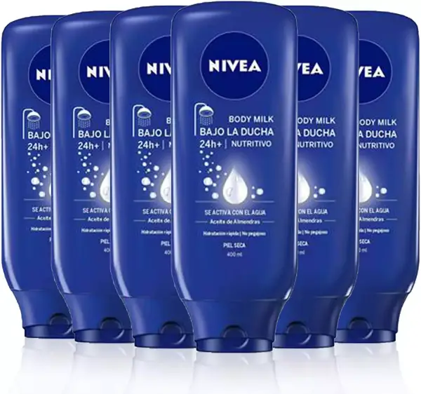 6x400ml Nivea Bajo la Ducha Body Milk Nutritivo 6x400ml Nivea Bajo la Ducha Body Milk Nutritivo