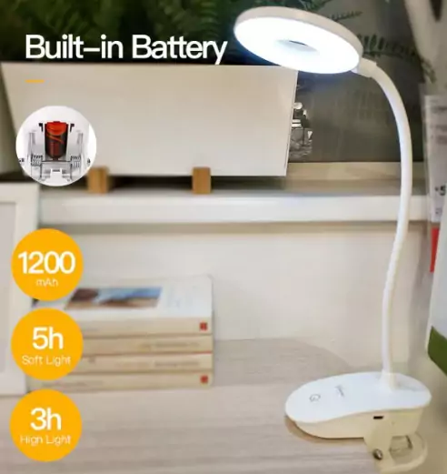 Lámpara de escritorio recargable LED Lámpara de escritorio recargable LED