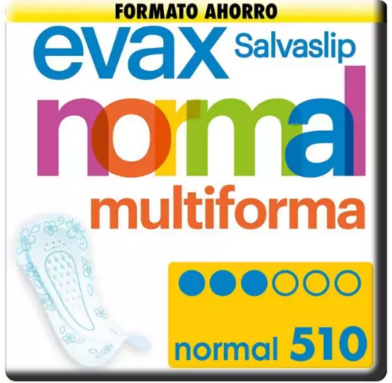 510 Evax Salvaslip Normal Multiforma Protegeslips 510 Evax Salvaslip Normal Multiforma Protegeslips
