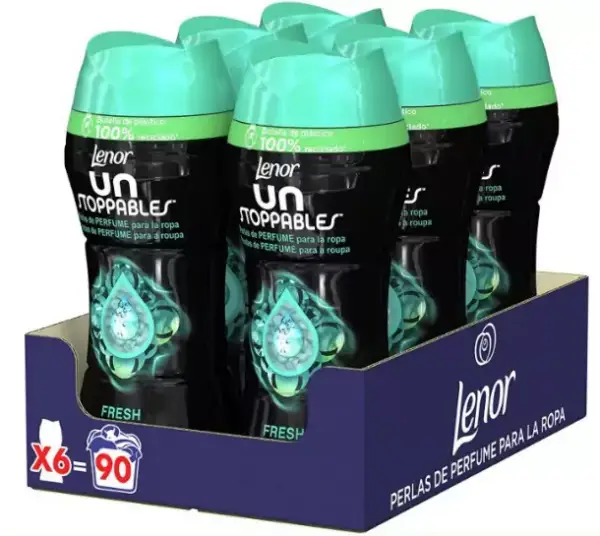 90 Lavados Perlas de Perfume Lenor UNstoppables Fresh 90 Lavados Perlas de Perfume Lenor UNstoppables Fresh