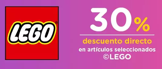 30% DTO. en LEGO en Toys'R'Us 30% DTO. en LEGO en Toys'R'Us
