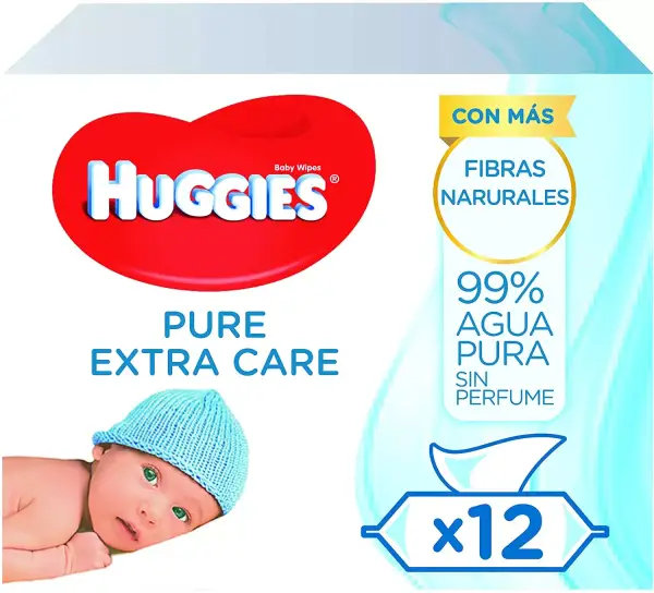 672 Toallitas Huggies Pure Extra Care 672 Toallitas Huggies Pure Extra Care