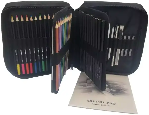 Juego de 73 lápices de colores para dibujo Juego de 73 lápices de colores para dibujo