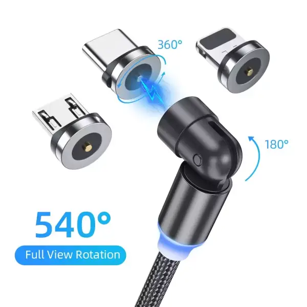 Cable magnético USB 2 Metros para Smartphones y tablets Cable magnético USB 2 Metros para Smartphones y tablets