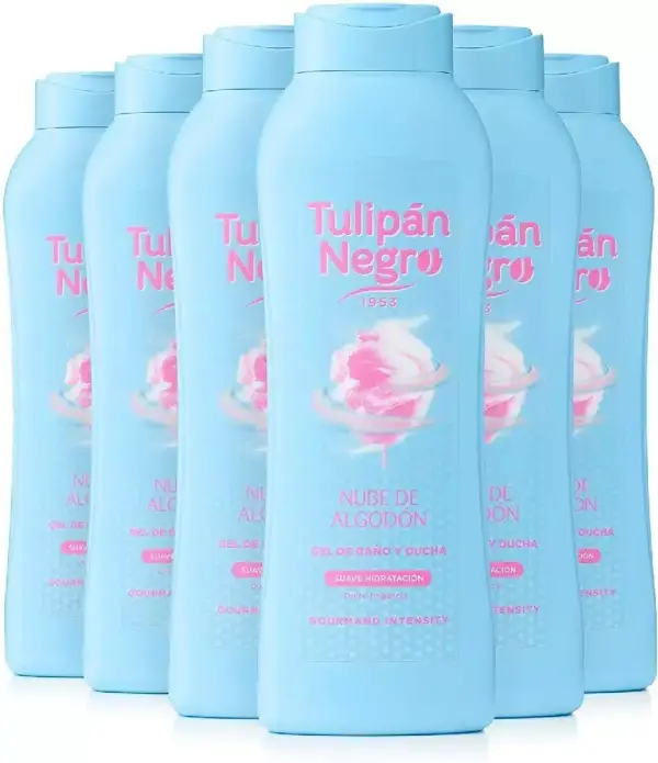 Pack 6 Geles de ducha Tulipán Negro Nube de Algodón Pack 6 Geles de ducha Tulipán Negro Nube de Algodón