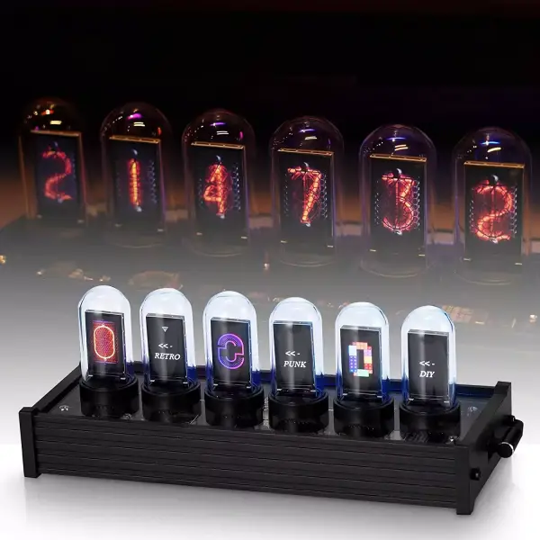 Reloj Digital Vintage Nixie LCD Reloj Digital Vintage Nixie LCD