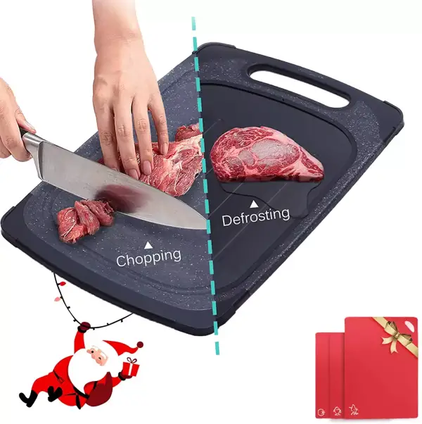 Tabla de cortar y bandeja de descongelación Tabla de cortar y bandeja de descongelación