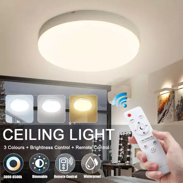 Lámpara de techo LED de 24W con Control remoto Lámpara de techo LED de 24W con Control remoto