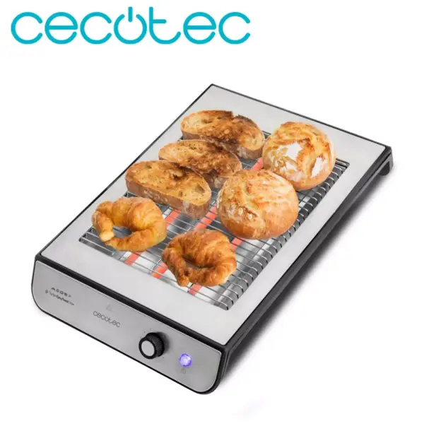 Tostador Cecotec plano 900W Tostador Cecotec plano 900W