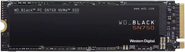 WD Black SN750 NVMe SSD 1 TB WD Black SN750 NVMe SSD 1 TB