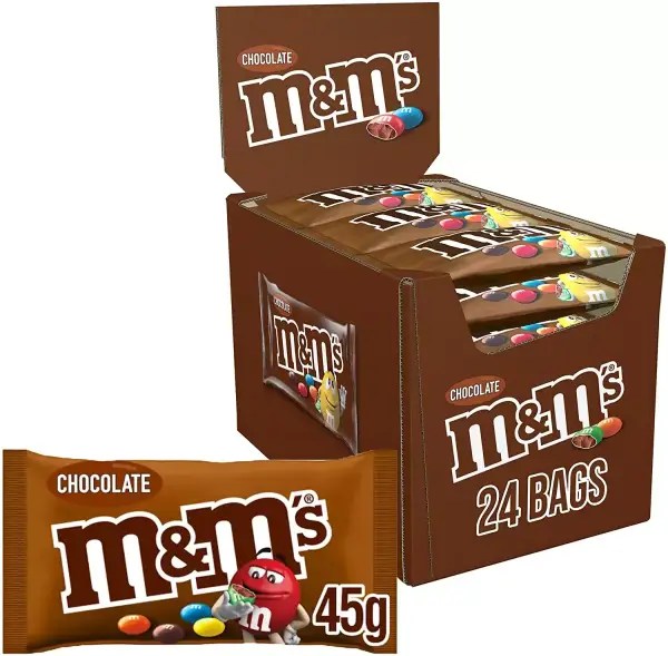 24 bolsitas M&M's Choco Snack 24 bolsitas M&M's Choco Snack