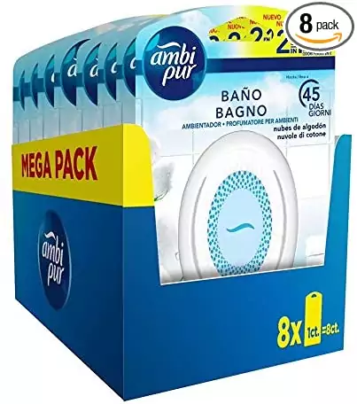 Pack 8x Ambipur Ambientador Baño Pack 8x Ambipur Ambientador Baño
